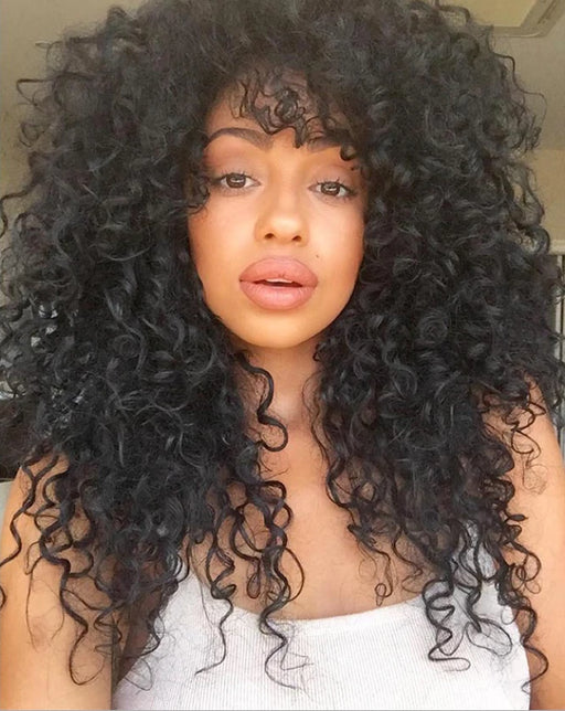 Synthetic Curly Black Wig for Women