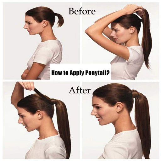 Ponytail Hair Headwear Natural Hair Ponytail Extensions