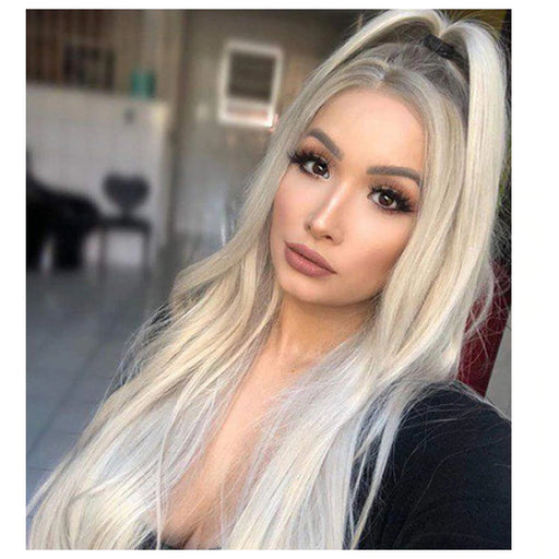 2021 Creamy White Wave Mini Lace Front Wigs