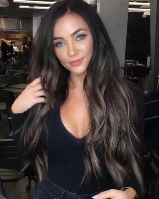 Sexy | Black to Brown Long Hot Wigs