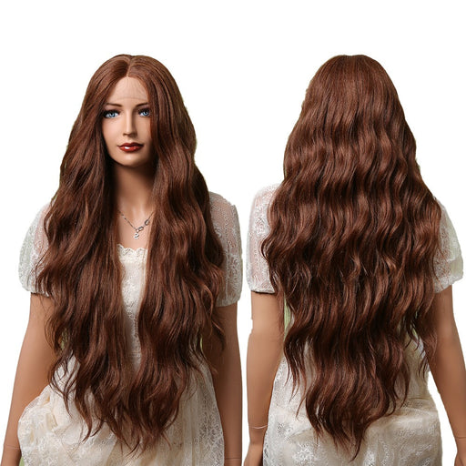 Lace Frontal Heat Resistant Fiber Human Hair Wig