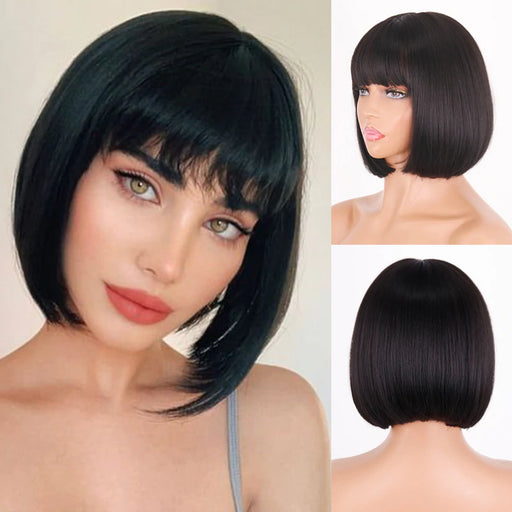 Ins Hot Short BoBo Head Summer Cool And Heat-Resistant Wig