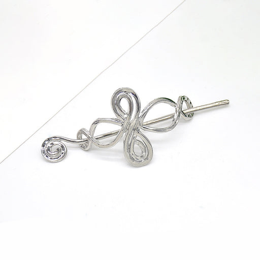 Vintage silver hairpins metal knot celtics hair clip viking retro barrettes accessories jewelry chop sticks hair pin for women